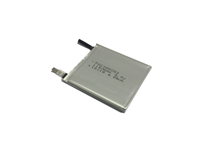 1150mAh 정치활동 위원회 배터리, 아름다움 장치를 위한 재충전이 가능한 Li 이온 고분자 배터리